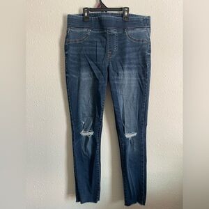 Old Navy Dark Blue Ripped Skinny Jeans